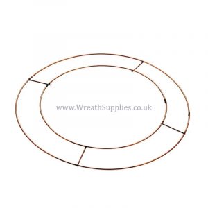 100 6 inch flat round wire wreath rings