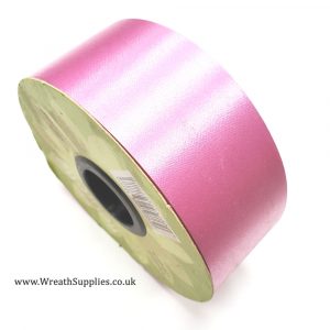 Pink poly ribbon 50mm