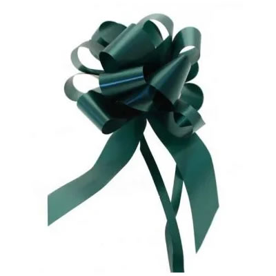 Green Pull Bows