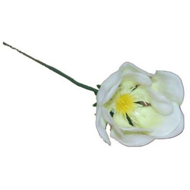 Quality plastic white xmas rose