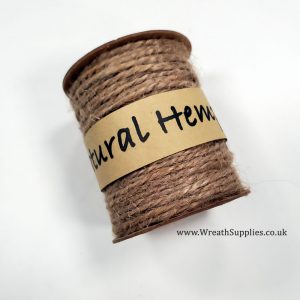 10m Reel of natural hemp string