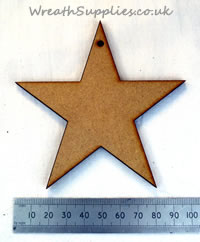Wooden star shape
